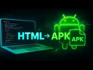 How To Convert HTML Project Into An APK | Sawwqib Codes