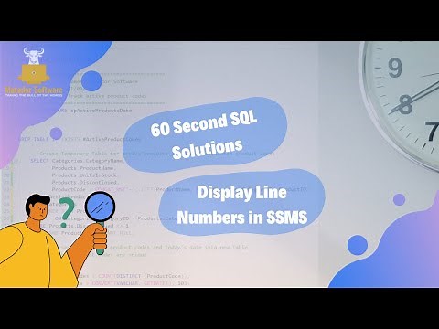 Display Line Numbers in SQL Server Management Studio | Catch Errors Fast