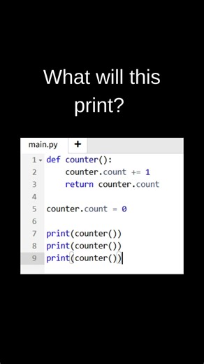 Python Function Trick 😳 Functions Can Store Variables?! | What Will This Print? #muskernel #python