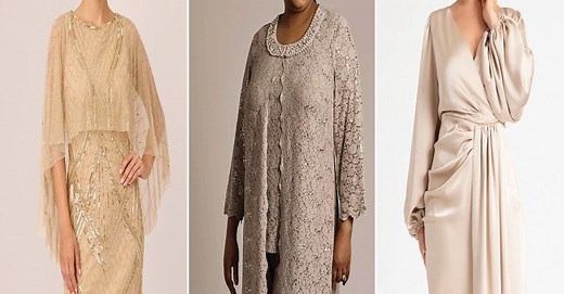 These 50th Wedding Anniversary Dresses Are So Golden