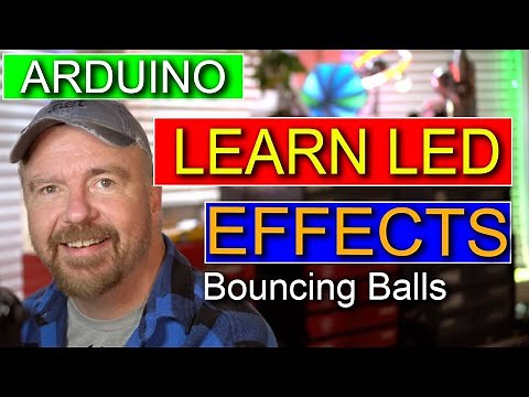 07-Bounce Effect - LED Strip Arduino Tutorial - FastLED Effects - on RGB LED WS2812B and Neopixels