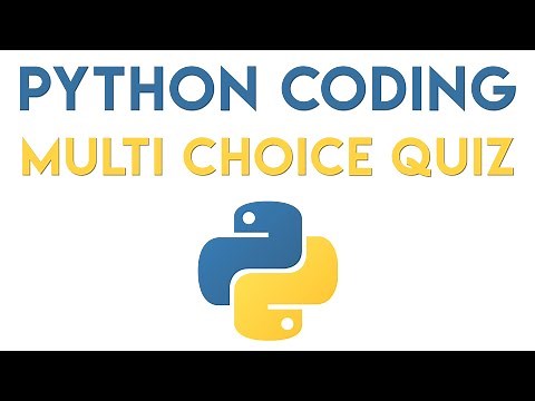 Python Tutorial - Multiple Choice Quiz