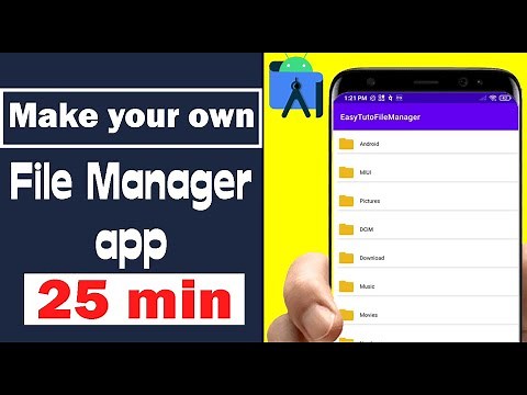 File Manager Application | Android Studio Tutorial | 2024