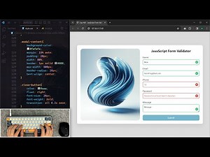 ASMR Programming - JavaScript Form Validation - No Talking
