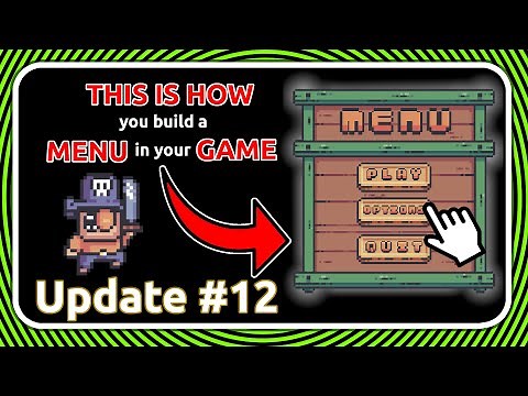 HOW TO CREATE a MENU - Episode #12 - Platformer Tutorial Java
