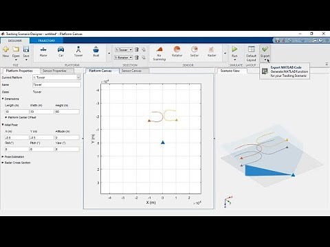 Tracking Scenario Designer