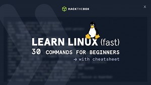 Learn Linux (fast): 30 commands for beginners (with cheat sheet)