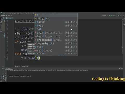 Python - Temperature Converter Tutorial (Celsius to Fahrenheit And Vice Versa)