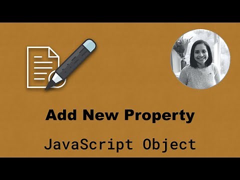 How to add a new property to JavaScript object?