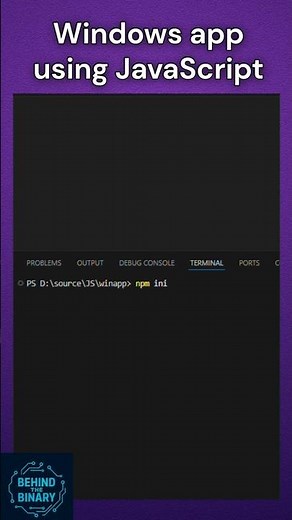 🖥️ Designing Windows Desktop Apps Using JavaScript