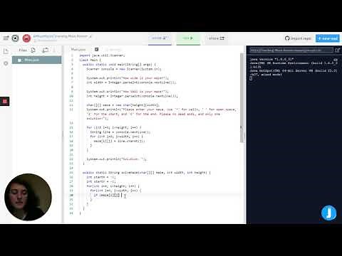 Beginning Java Project - Build a Maze Runner, Solution Walkthrough (2/2)