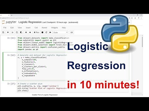 Logistic Regression in Python Step by Step in 10 minutes