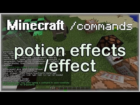 Minecraft Commands: /effect Tutorial