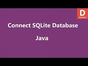 Connect to SQLite Database in Java