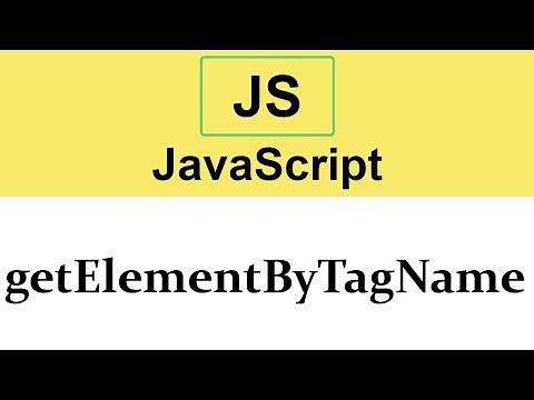 #23 getElementByTagName method in JavaScript