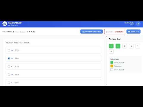Laravel 11 Vocational High School Online Exam Application Similar to TKA