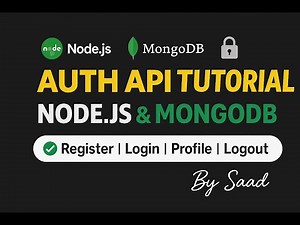 Build a Secure Node.js Auth API | JWT, Bcrypt, Cookies & Express — Full Tutorial #backenddevelopment