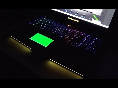 Alienware 17 Keyboard Lighting Effects with AlienFX