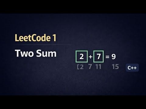 LeetCode 1 | Two Sum | C++ Explained
