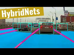 HybridNets - Multitask Road and Car Detection (ONNX)