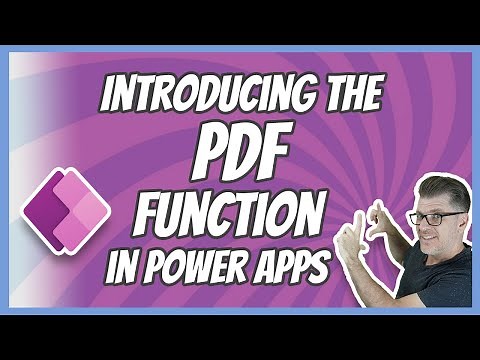 Power Apps PDF Function - The Best Way to Export to PDF?