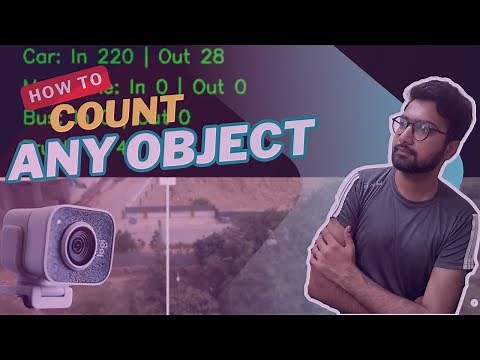 How to count any object in real-time with webcam