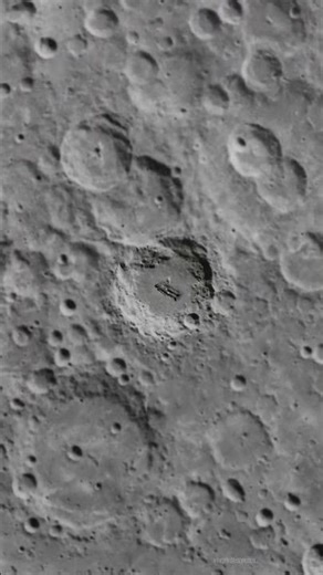 Alien armor wreckage on the moon