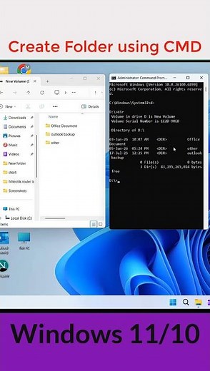 How to Create a Folder in Command Prompt on Windows 11.