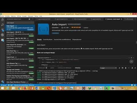 Visual Studio Code Extension - Auto Import