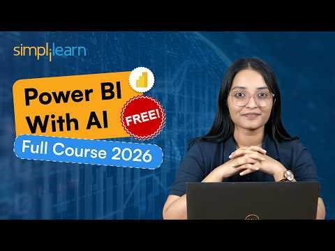 Power BI With AI Full Course 2026 | Power BI With AI Tutorial | Power BI With AI Tools | Simplilearn
