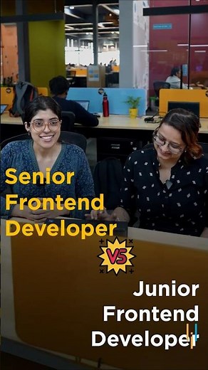 🔥Junior vs Senior Frontend Developer – The Key Differences! #shorts #simplilearn
