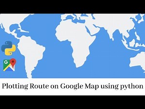 Plotting route on Google Map using Python
