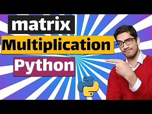 matrix multiplication python using numpy [using @ operator, matmul and dot, etc.]