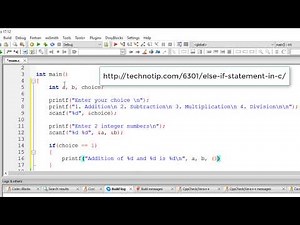 Simple Calculator Program In C
