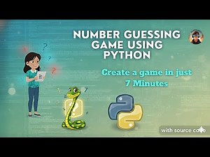💻Python Mini Project – Number Guess Game for Beginners 🎯