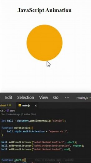 How to make onclick animation html | css | JavaScript