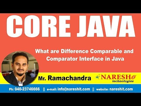 Core Java Tutorials | What are Difference Comparable and Comparator Interface in Java