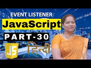 Event Listener in Java Script.