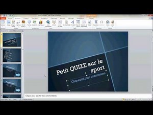 Créer un questionnaire interactif avec PowerPoint