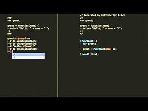 Курс по Coffeescript. Функции. 05