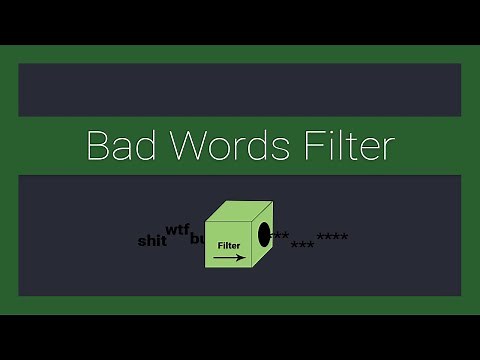 How to Make a Bad Word Filter in JavaScript