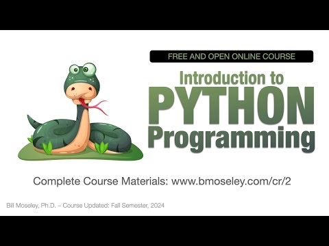 Complete Free and Open Introduction to Python Course