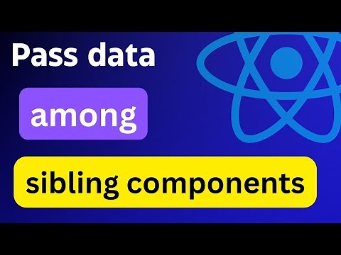 How to pass data between sibling components in React | Lifting up state | Easiest way