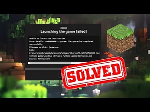 How to Fix "Unable to locate the Java runtime. Error details: 0x00000000"