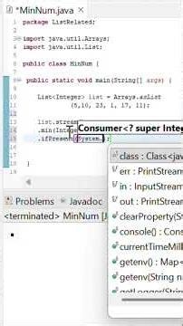 Find the Smallest Number in Seconds using Java 8 Streams🚀 #javamagic #shorts #javachallengers