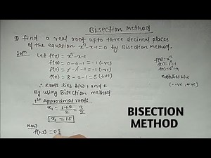 Bisection Method||Find the real root upto 3 decimal of the equation x ^3-x-1=0 By Bisection method
