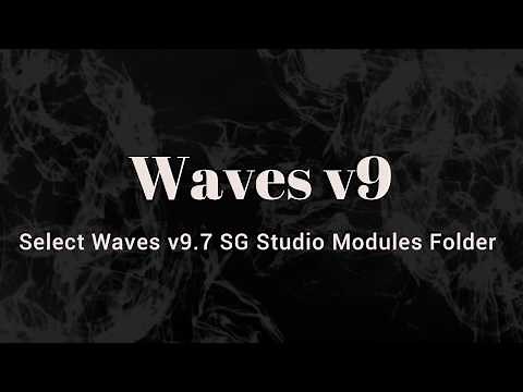 Select Waves v9.7 SG Studio Modules Folder