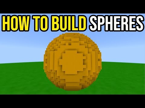 How To Make Spheres With One Command | Minecraft PS4/Xbox/PE/Bedrock