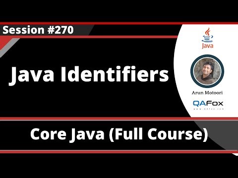 Java - Part 270 - Java Identifiers