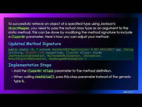 Understanding Jackson ObjectMapper and Generics in Static Methods